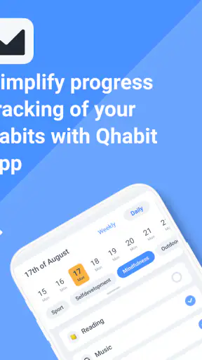 Qhabit: Daily habit tracker screenshot
