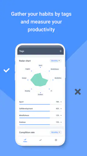 Qhabit: Daily habit tracker screenshot