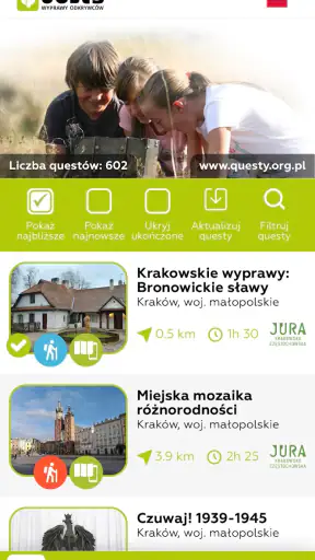 QUESTY - Wyprawy Odkrywców screenshot