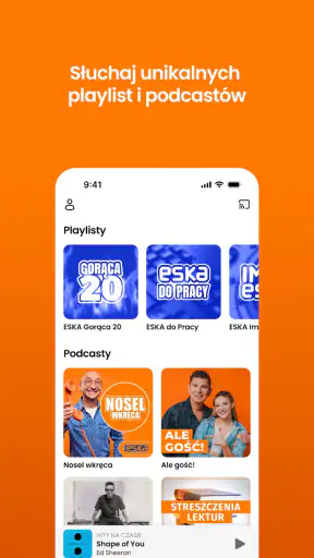 Radio ESKA. Radio internetowe. screenshot