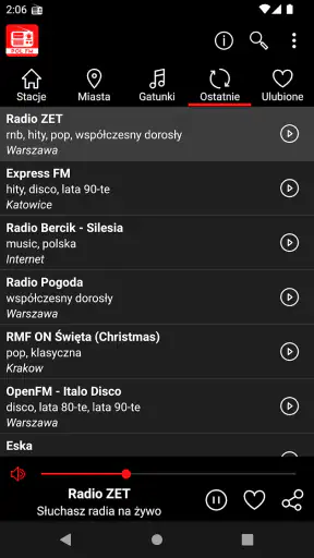 Radio Online Polska screenshot