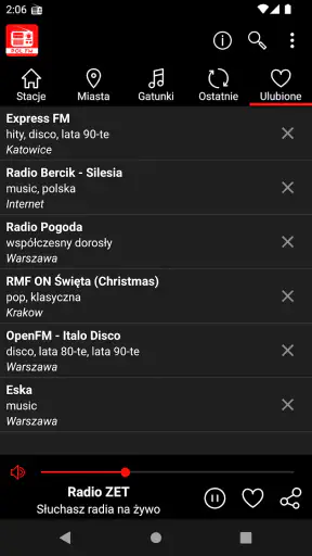 Radio Online Polska screenshot