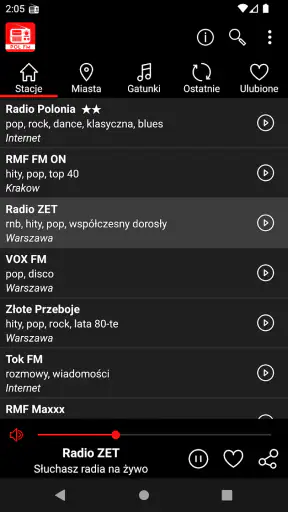 Radio Online Polska screenshot