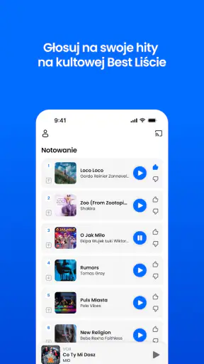 Radio VOX FM radio internetowe screenshot