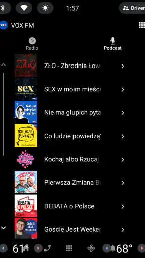 Radio VOX FM radio internetowe screenshot