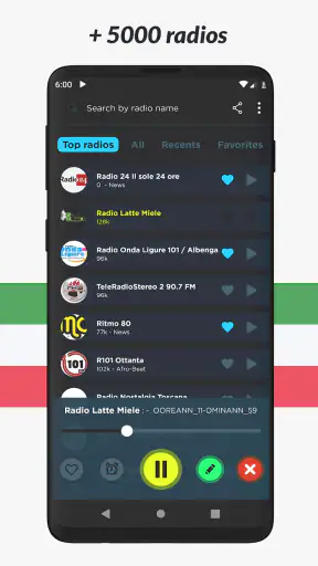 Radio Włochy: FM online screenshot