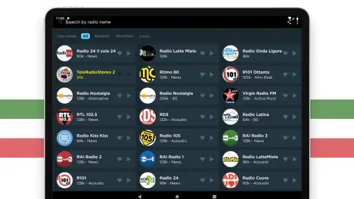 Radio Włochy: FM online screenshot
