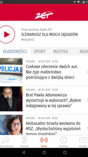 Radio ZET screenshot