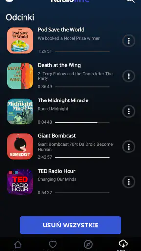 Radioline: Radio i Podcasty screenshot