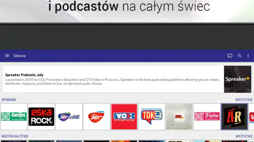 Radioline: Radio i Podcasty screenshot