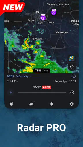 Rain Viewer: Radar opadów screenshot