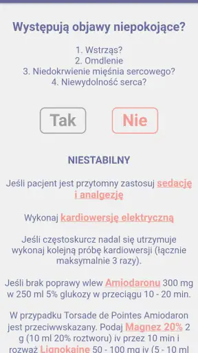 Ratownictwo medyczne algorytmy screenshot
