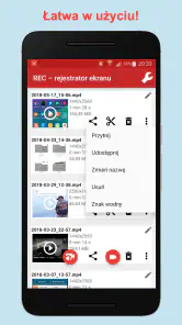 REC – rejestrator ekranu screenshot