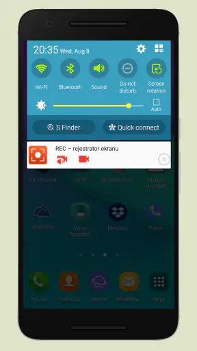 REC – rejestrator ekranu screenshot