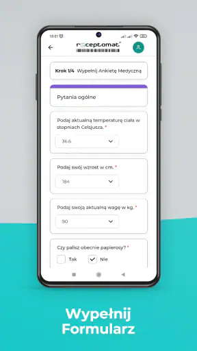 Receptomat screenshot