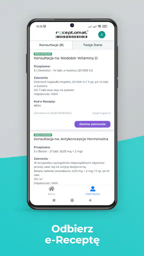 Receptomat screenshot