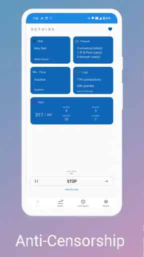 Rethink: DNS + Firewall + VPN screenshot