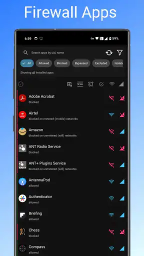 Rethink: DNS + Firewall + VPN screenshot