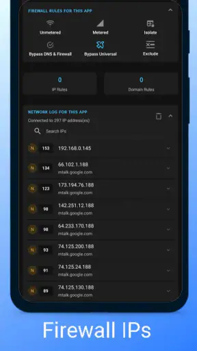 Rethink: DNS + Firewall + VPN screenshot