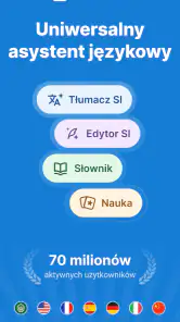 Reverso słownik i tłumaczenie screenshot