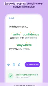 Reverso słownik i tłumaczenie screenshot