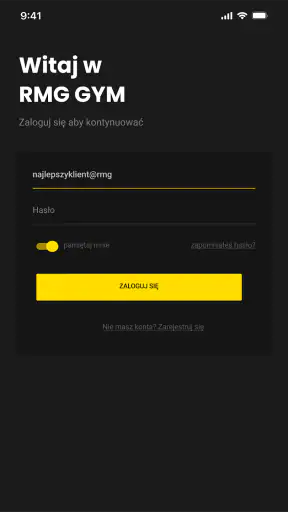 RMG GYM screenshot