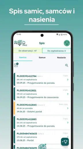 ROD - rozród zwierząt screenshot