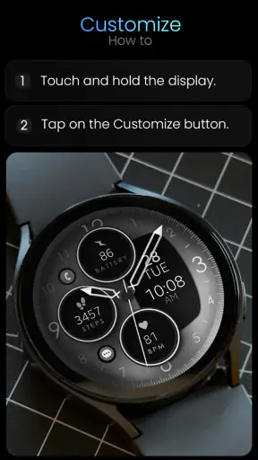 Rose Gold Analog Watch Face screenshot