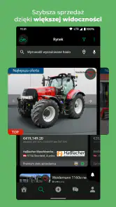 Rynek traktorów Landwirt.com screenshot