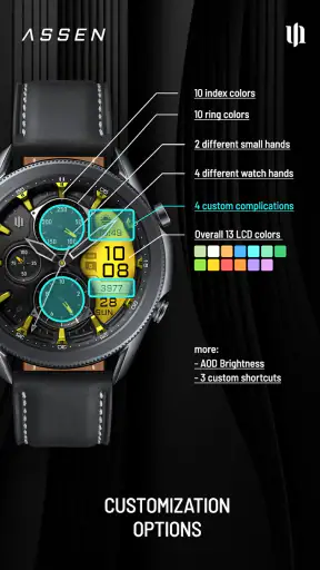 S4U Assen - Hybrid watch face screenshot