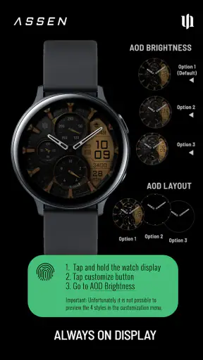 S4U Assen - Hybrid watch face screenshot