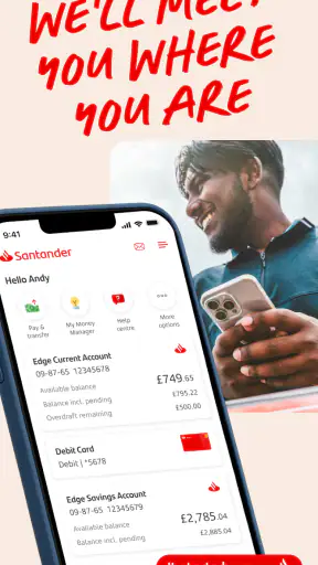 Santander Mobile Banking screenshot