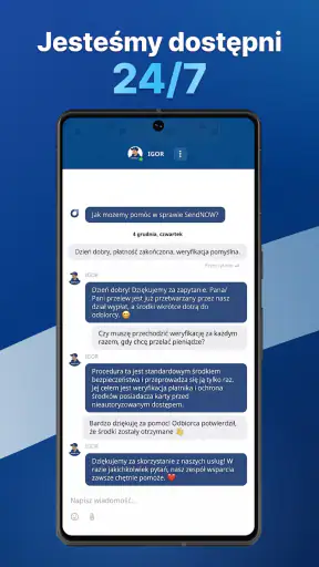 SendNOW — przelewy pieniężne screenshot