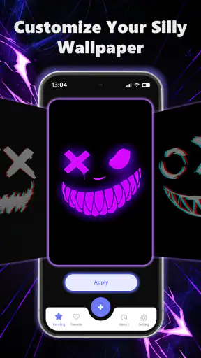 Silly Fun Smile Live Wallpaper screenshot