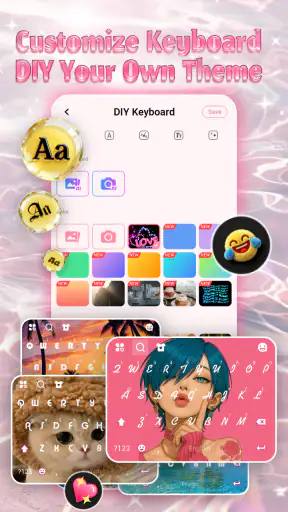 Simple Pink Butterfly Theme screenshot