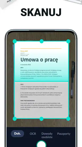 Skaner Dokumentów - Skaner PDF screenshot