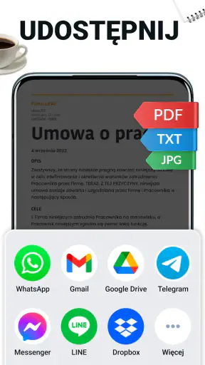 Skaner Dokumentów - Skaner PDF screenshot