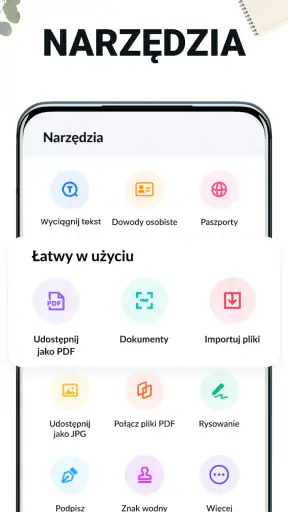 Skaner Dokumentów - Skaner PDF screenshot