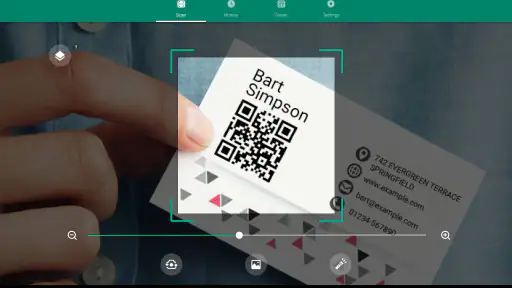 Skaner kodów QR screenshot