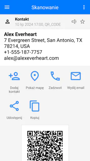 Skaner Kodów QR i Kreskowych screenshot