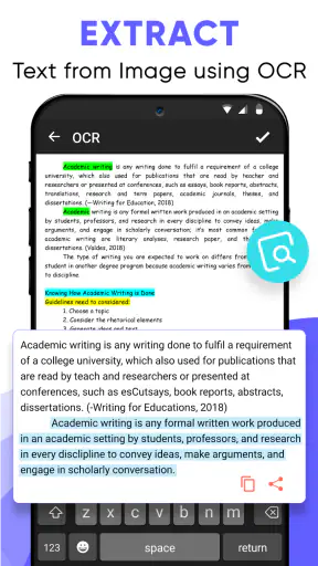 Skaner PDF - skaner dokumentów screenshot