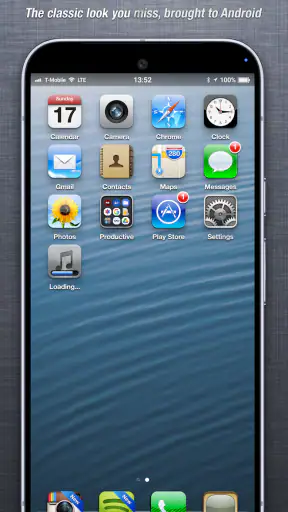 SkeuoLauncher screenshot