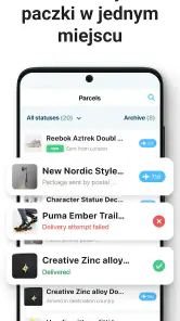 Śledzenie przesyłek - Poczta screenshot