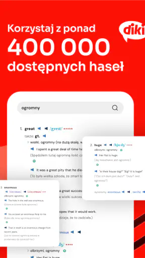 Słownik angielskiego Diki screenshot