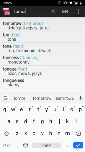 Słownik angielsko - polski screenshot