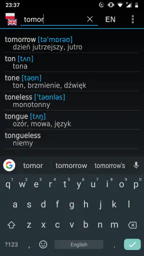 Słownik angielsko - polski screenshot