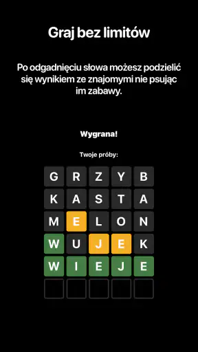 Słowo - polska gra słowna screenshot