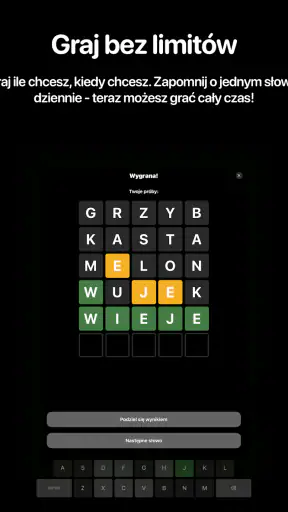 Słowo - polska gra słowna screenshot