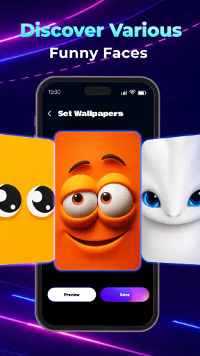 Smiley Fun Live Wallpaper screenshot