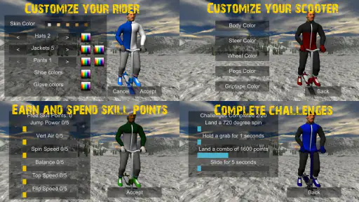 Snowscooter Freestyle Mountain screenshot